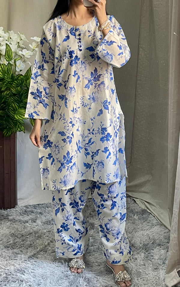 Printed Farshi 2PC (Lawn) D-44