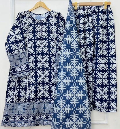 Traditional Embroidered 3PC (Bana Dora Silk) D-429