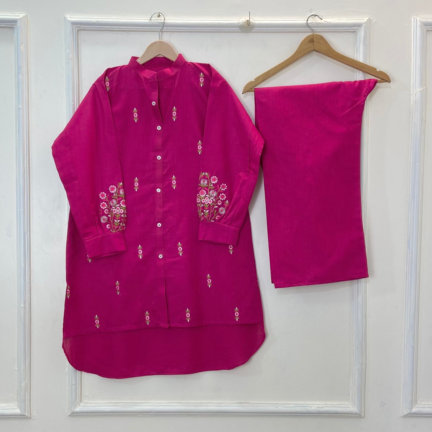 Cozy Embroidered Co-Ord Set (Khaddar) D-261