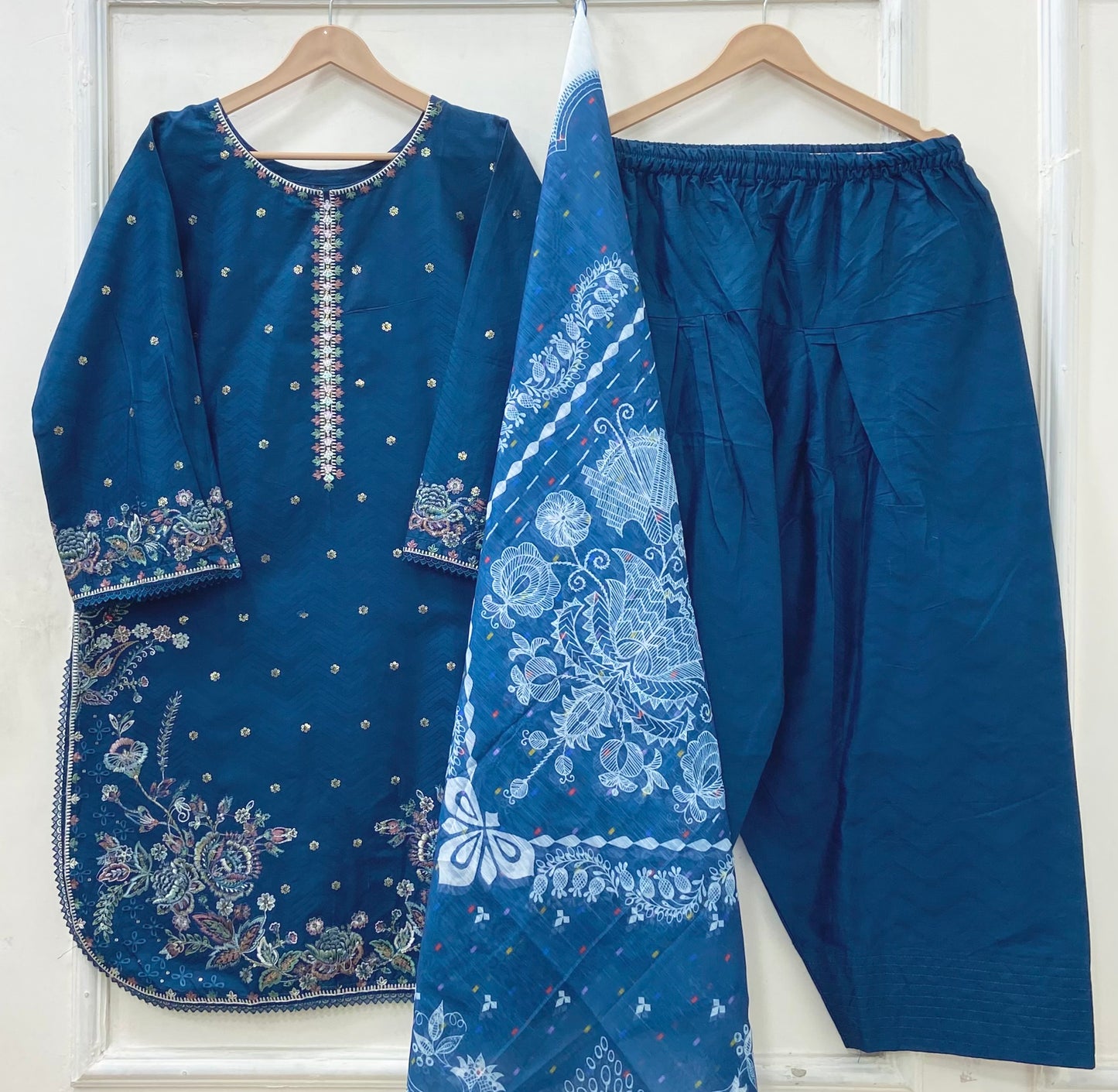 Eid Festive | Farshi 3PC Cotton D-635