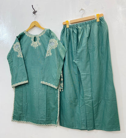 Dreamy Front Back Embroidered 2PC (Best Seller) (Khaddar) D-143