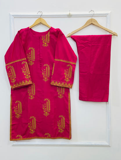 Embroidered Elegia 2PC (Khaddar) D-161