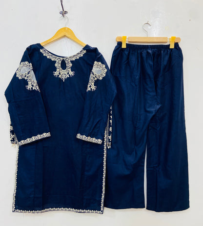Dreamy Front Back Embroidered 2PC (Best Seller) (Khaddar) D-143