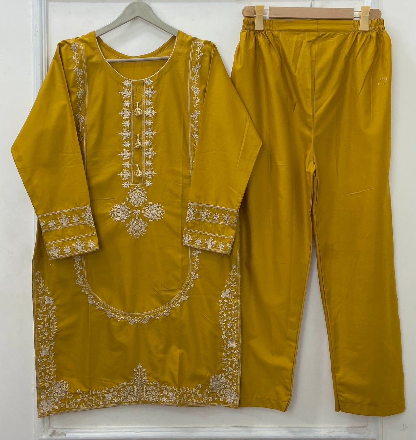 Embroidered 2PC (Premium Cotton) D-455