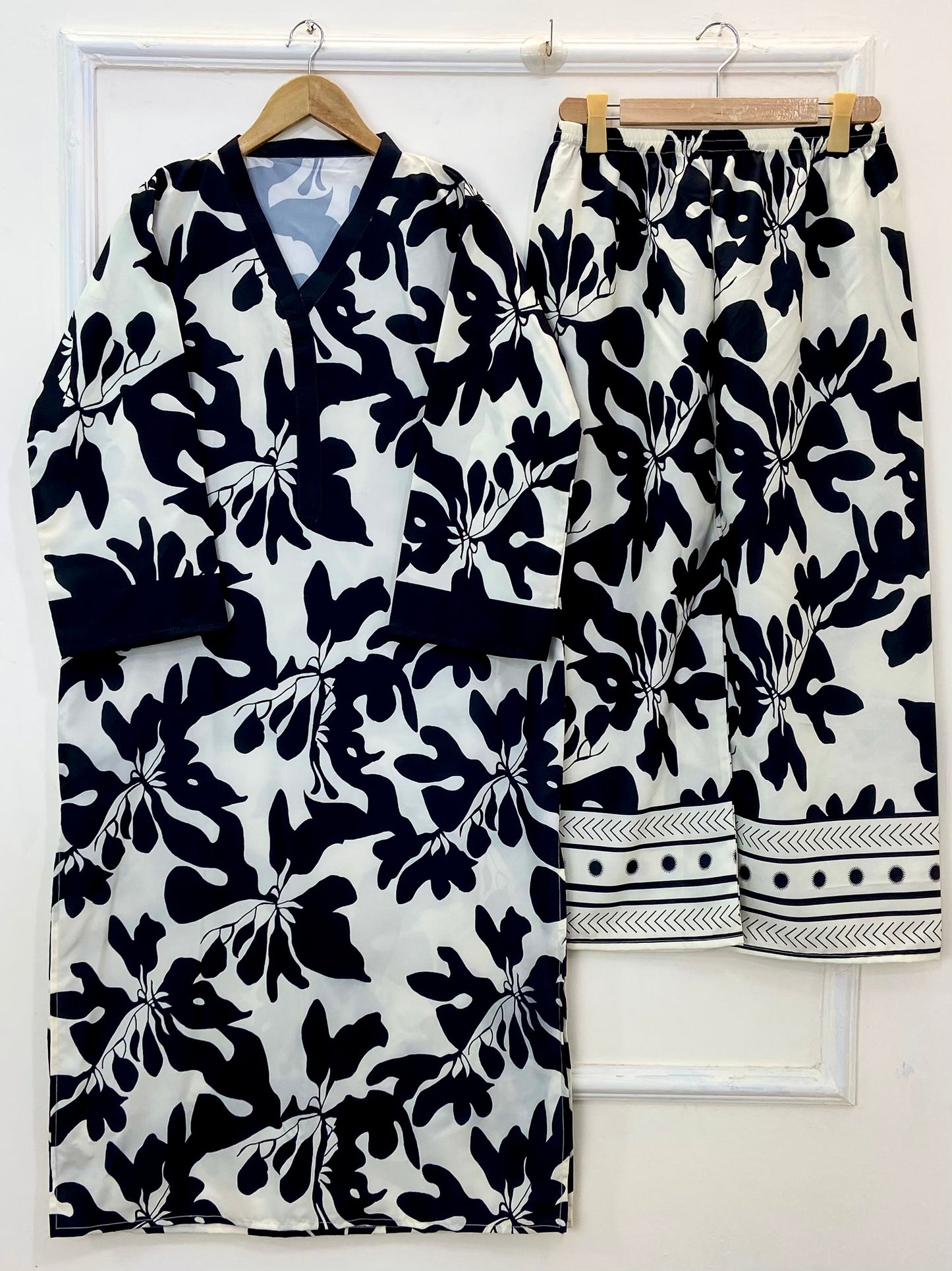 Penguin Co-Ord Set (Swiss Silk) D-207