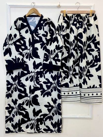 Penguin Co-Ord Set (Swiss Silk) D-207