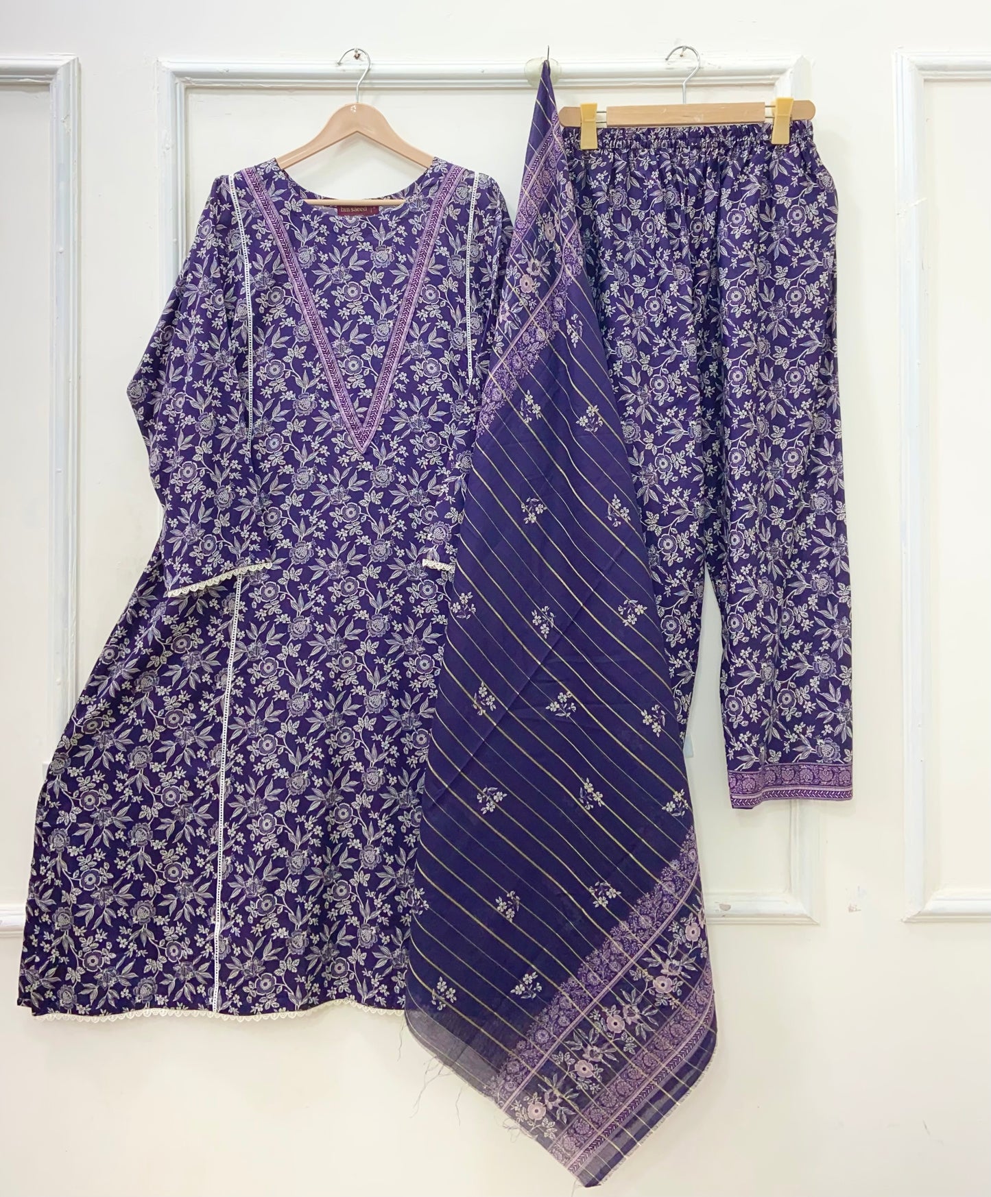 Summer A-Line Frocks | Binsaeed Lawn D-628