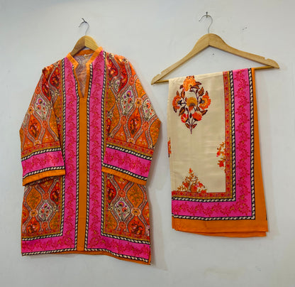 Trendiest Co-Ord Set (Swiss Silk) D-73