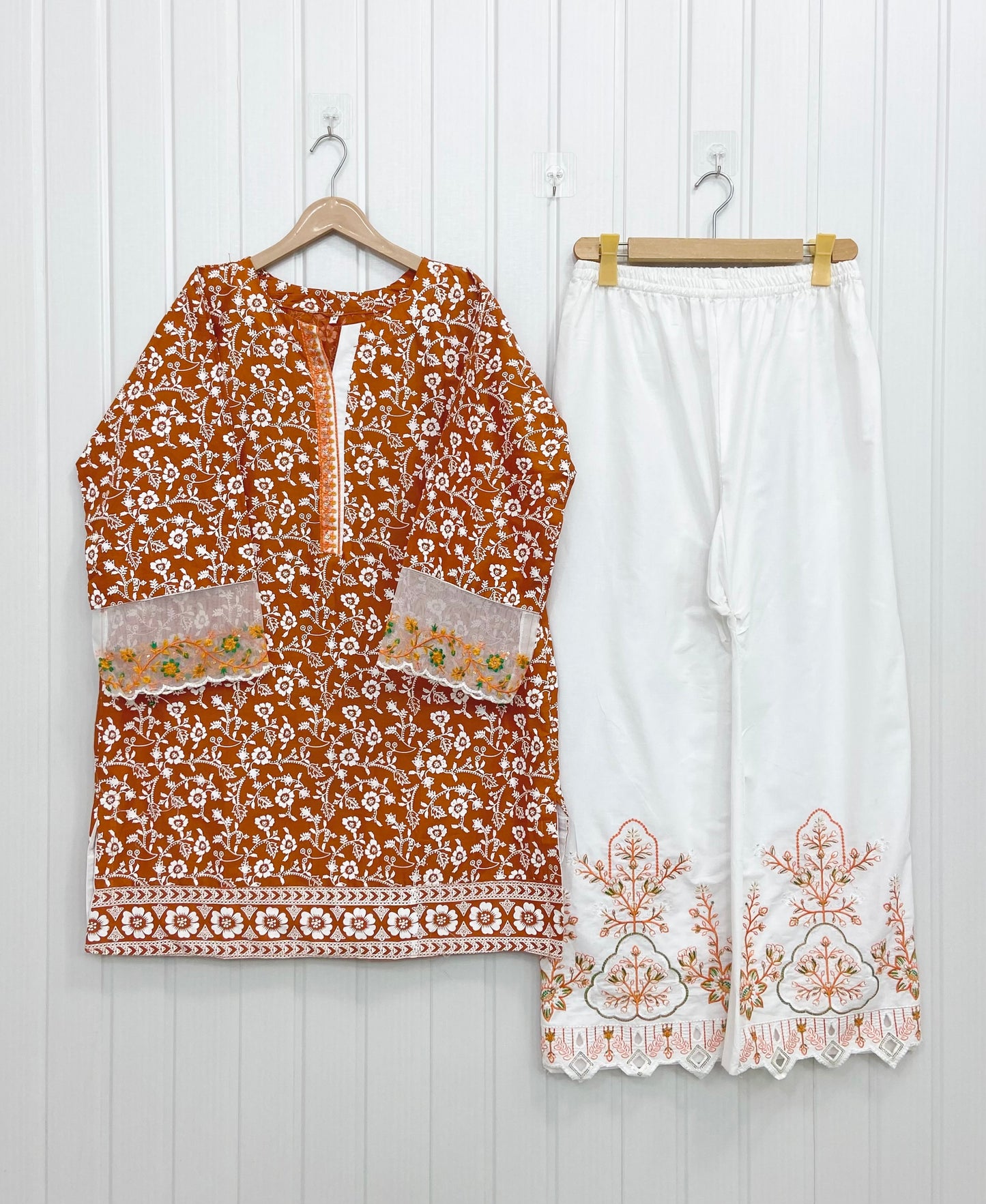 Article no: D-721 Cotton Lawn 2Piece