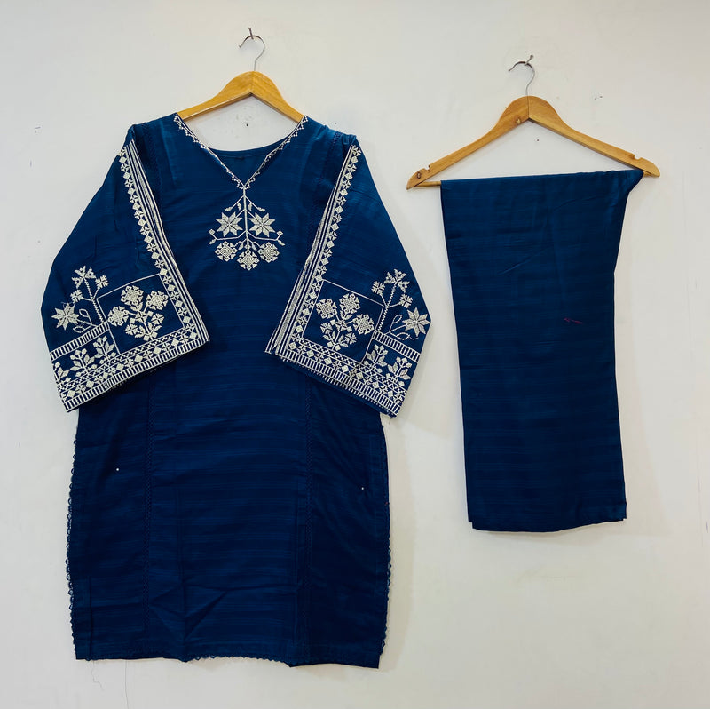 Embroidered 2PC (Cotton Lawn) D-66