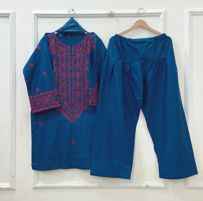 Farshi Finesse | 3PC Cotton Lawn D-669