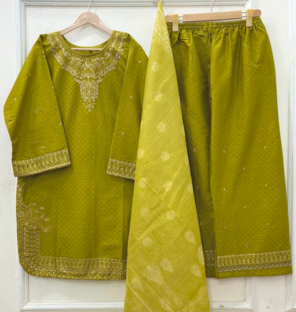 Festive Wear | 3PC Cotton D-642