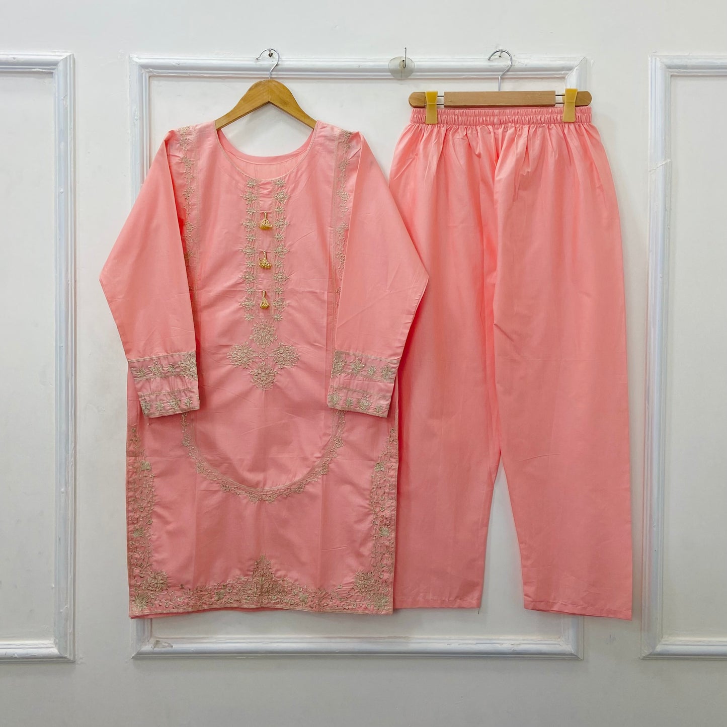 Embroidered 2PC (Premium Cotton) D-455
