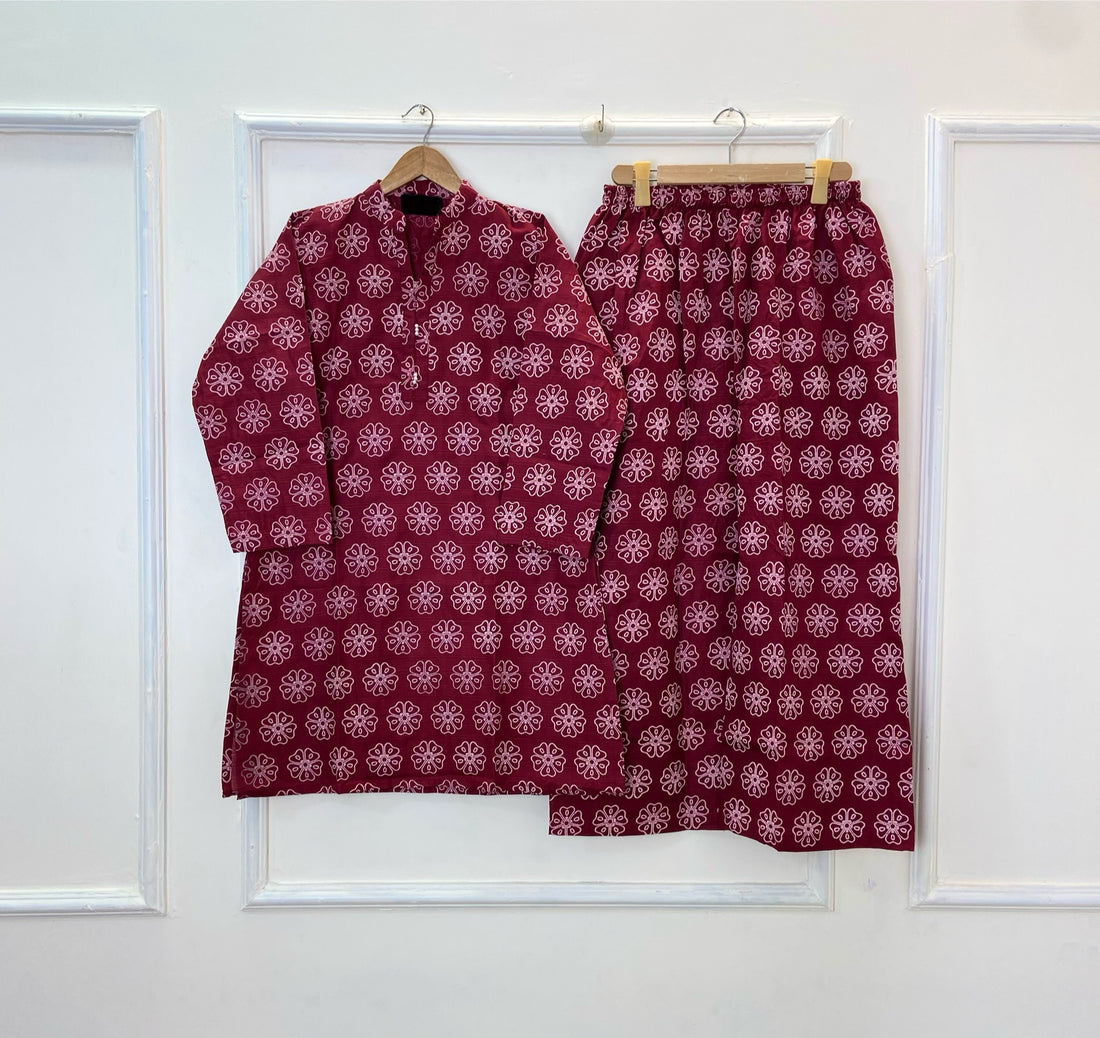 Paste-Printed 2PC (Khaadi Cotton) D-247