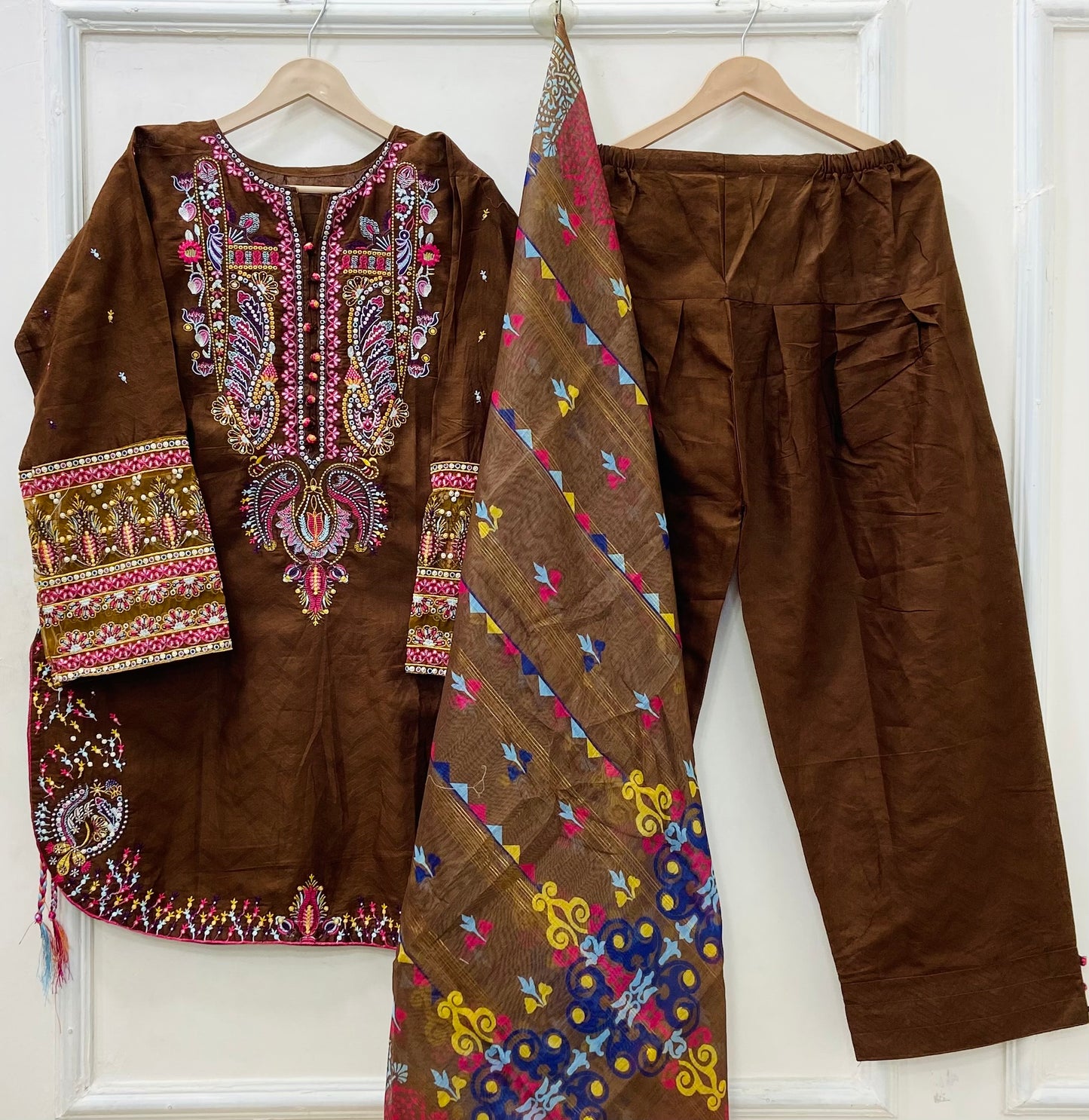 Bulbul Farshi | 3PC Lawn Cotton D-581
