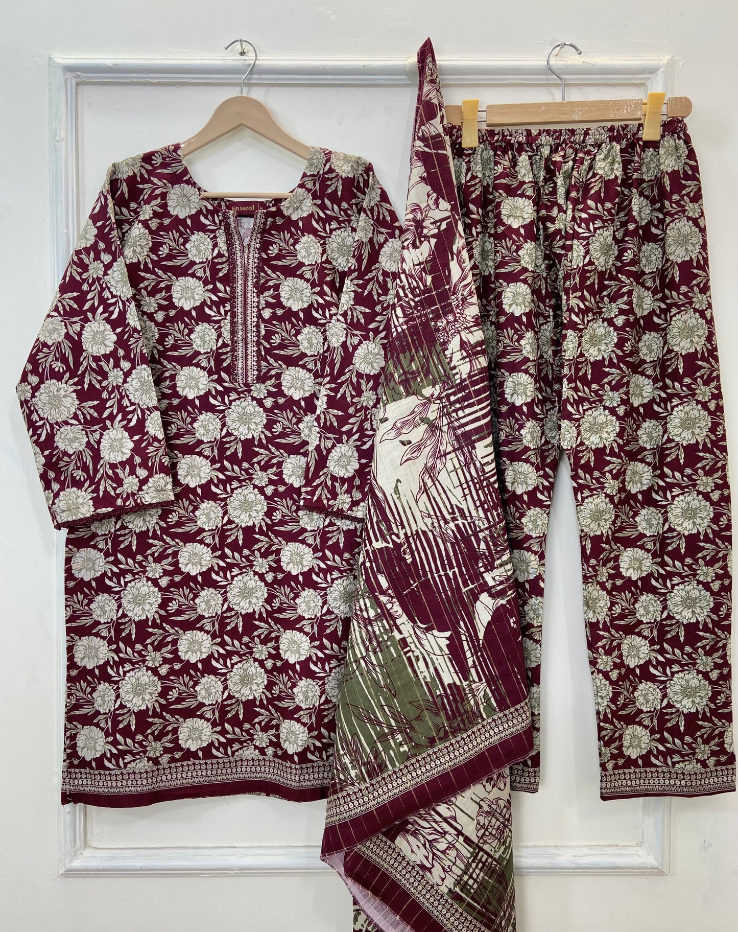 Bin Saeed’s Winter Edit 3PC (Best Seller) (Khaddar) D-197