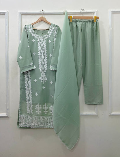 Pastel Forever 3PC ( Chiffon) D-534